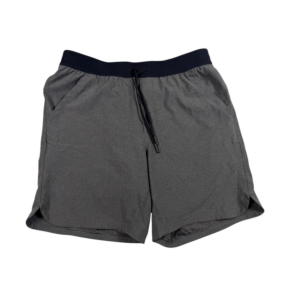 Public Rec Men Flex Lined Elastic Waist Drawstring Gray Athletic Shorts 32‎ Golf